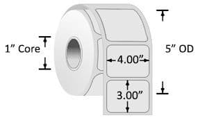 2x1 Direct Thermal Barcode Labels (3,000-pack)